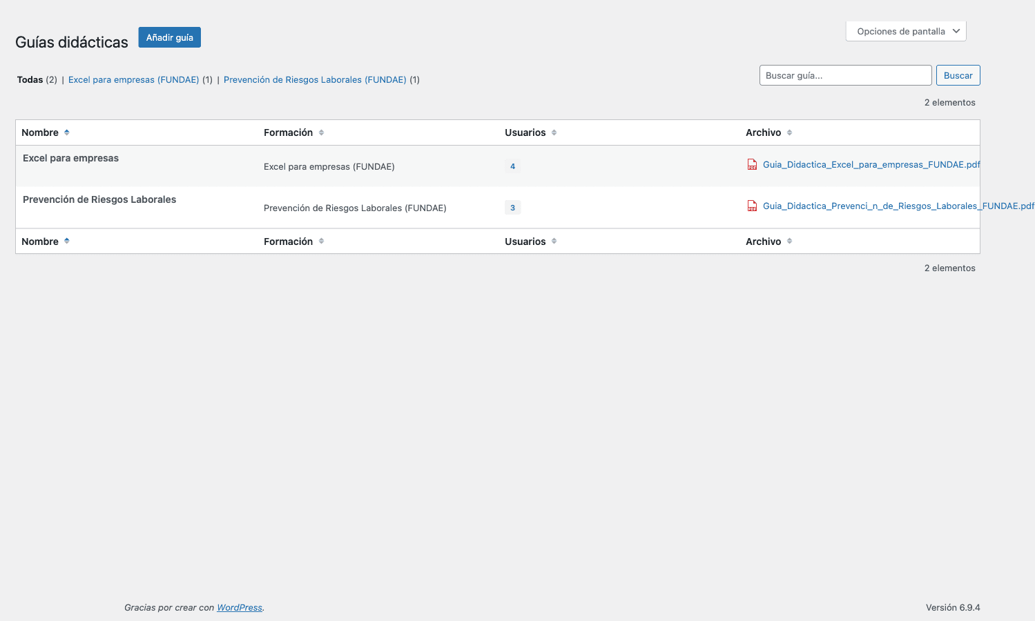 Informe de auditoría